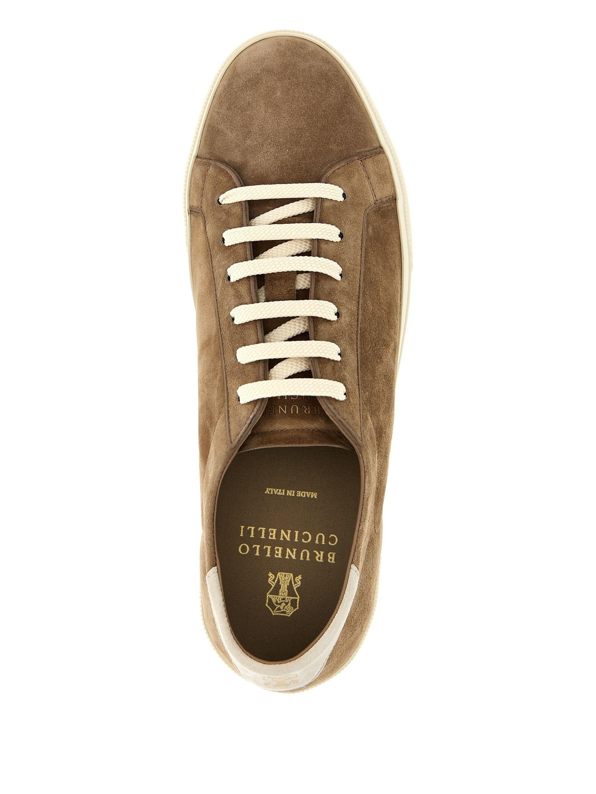 Brunello Cucinelli Brunello Cucinelli Suede Sneakers, view 2