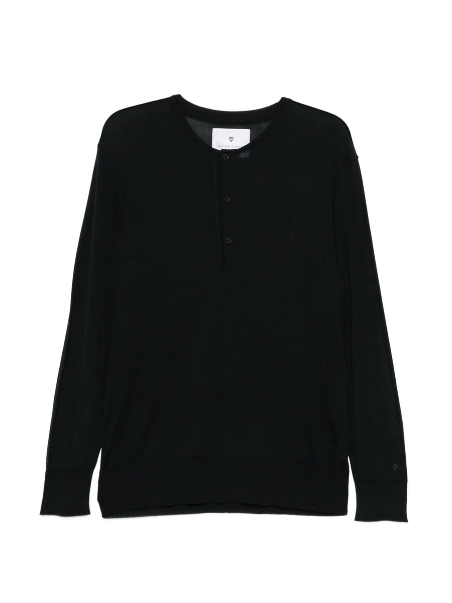Seven Gauge Seven Gauge Buttoned Knitted Cardigan