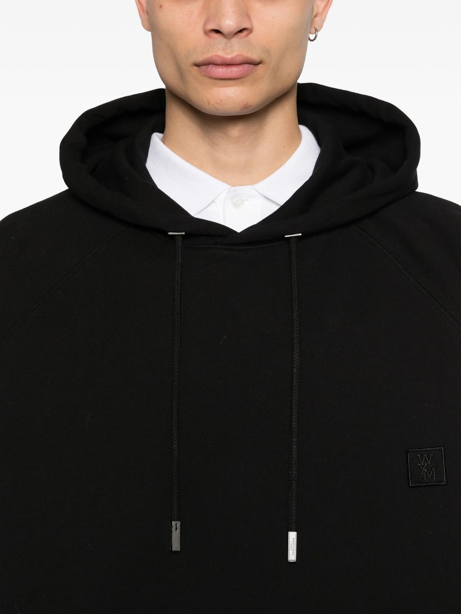 Wooyoungmi Wooyoungmi Logo Patch Hoodie, view 2