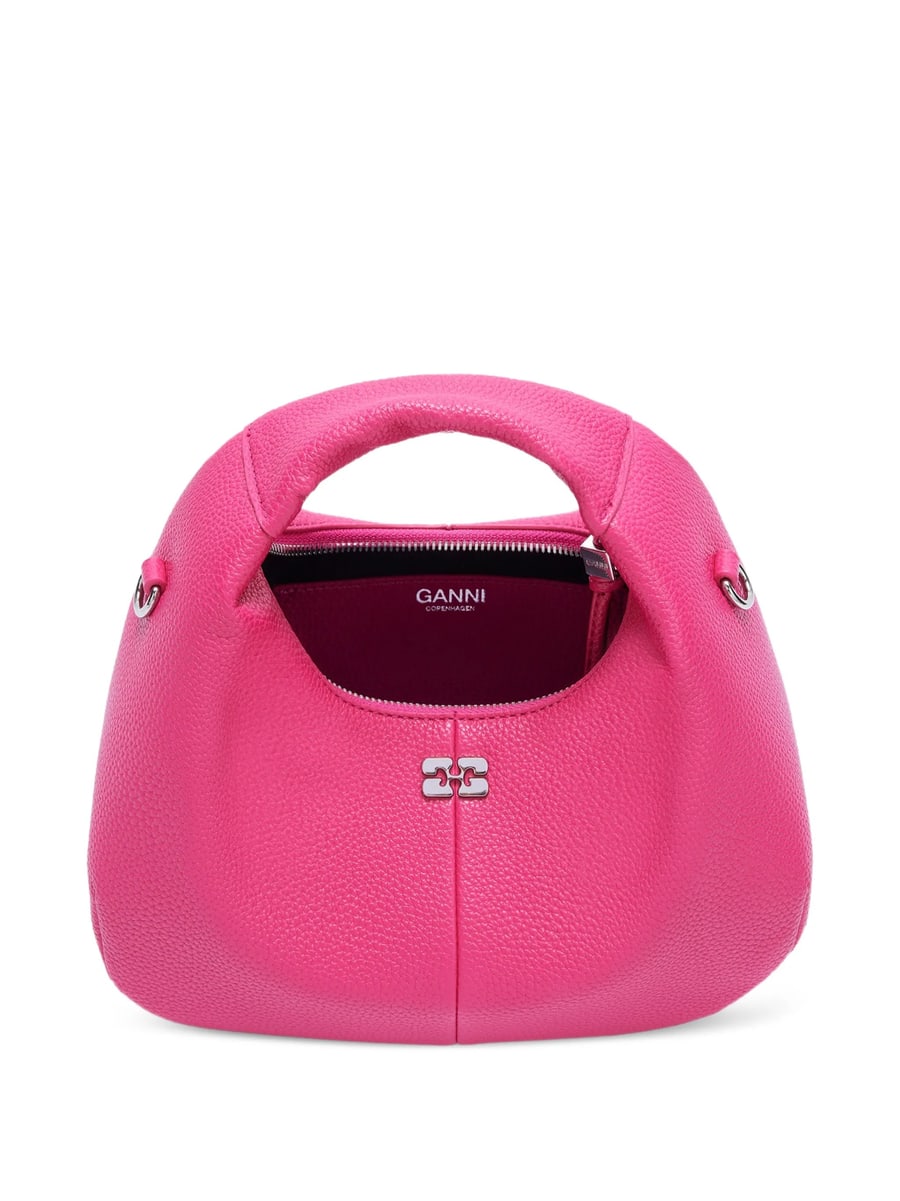 Ganni Ganni Mini Shoulder Bag In Pink, view 2