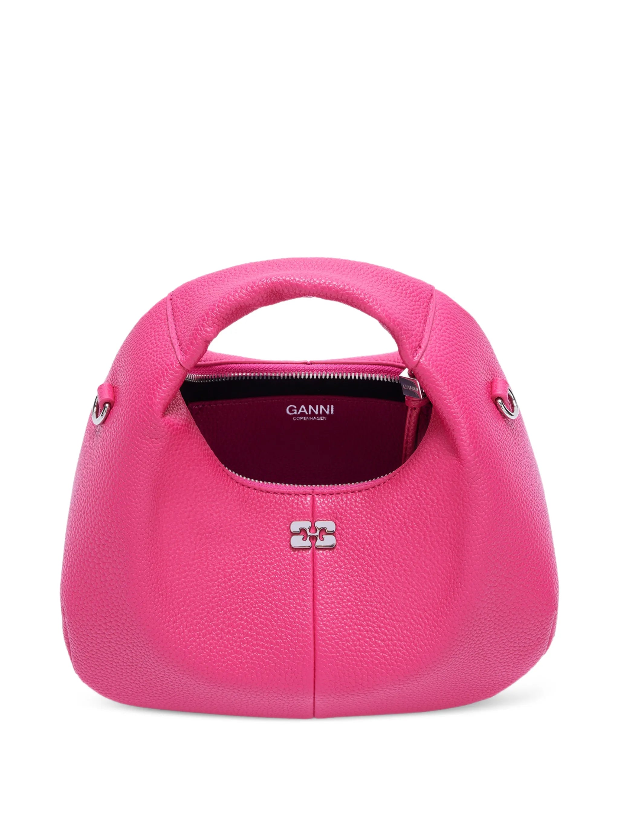 Ganni Ganni Mini Shoulder Bag In Pink, view 2
