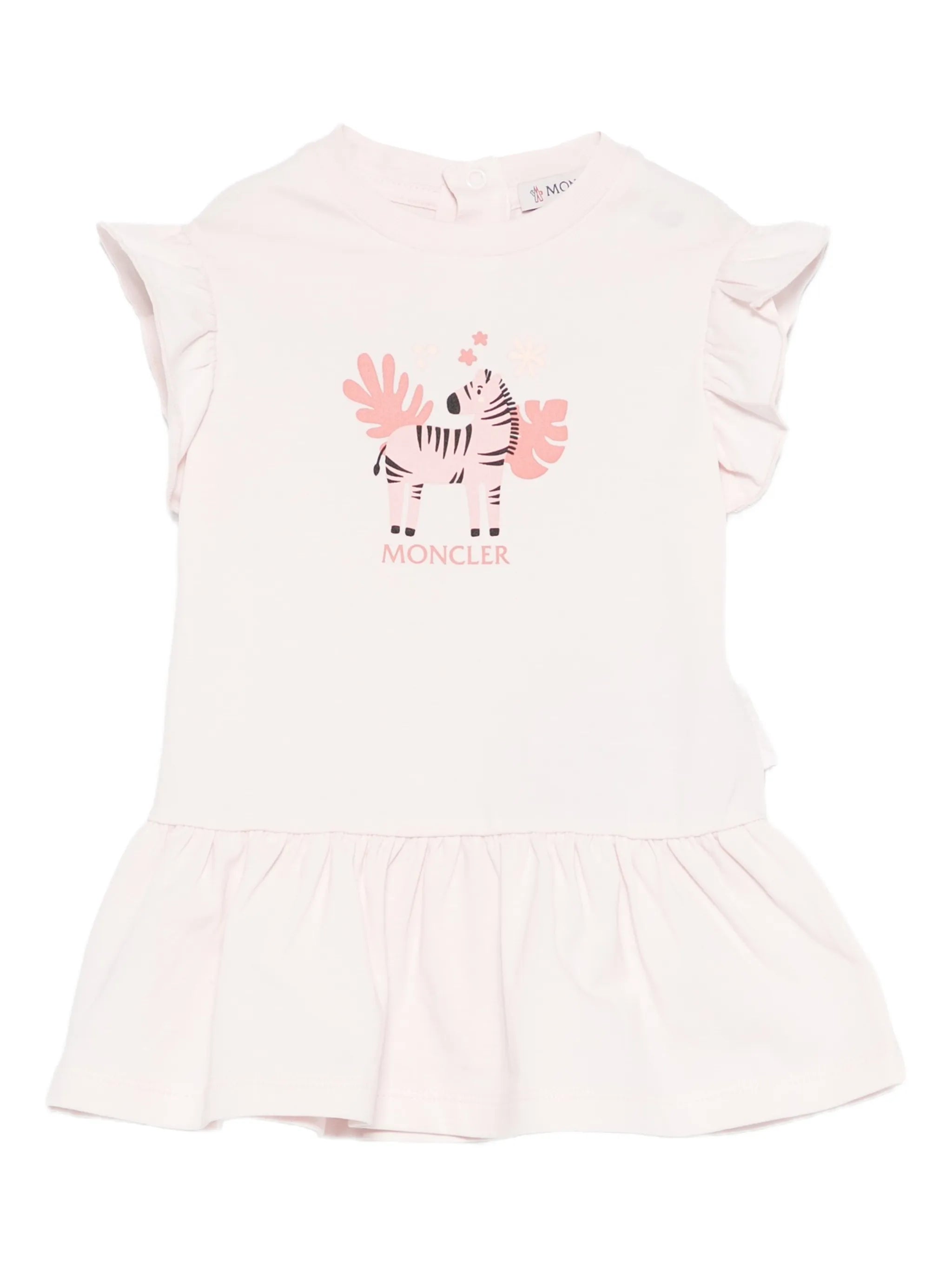 Moncler Moncler Ruffled Graphic Dress
