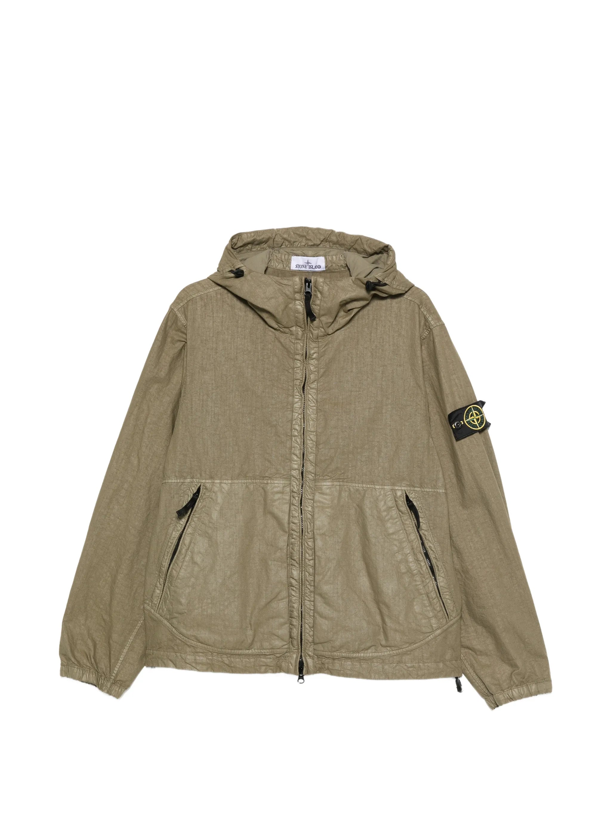 Stone Island Stone Island 4100053 Organic-look Nylon Panama-tc Jacket