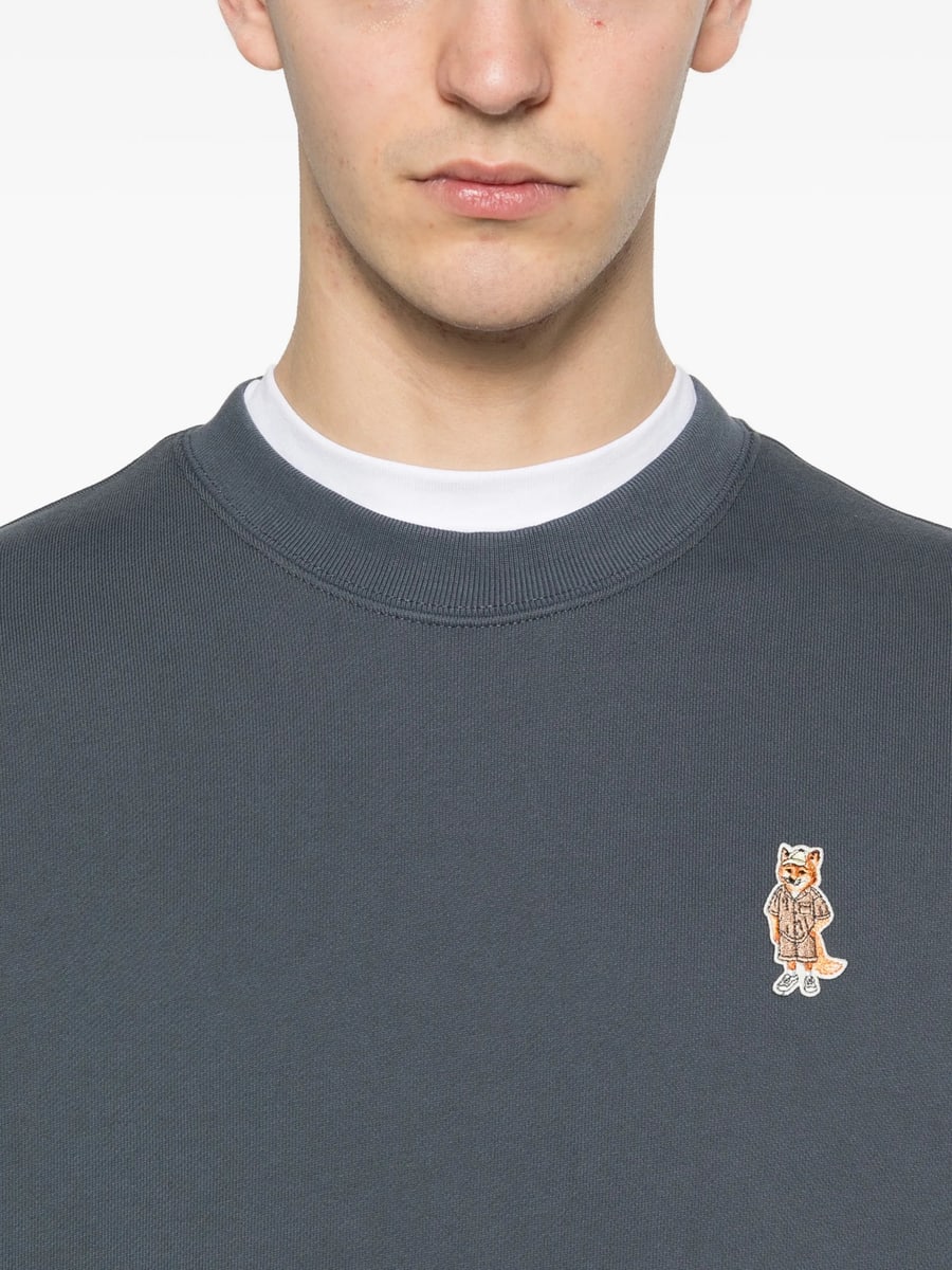 Maison Kitsuné Maison Kitsuné Crew-neck Sweatshirt, view 4