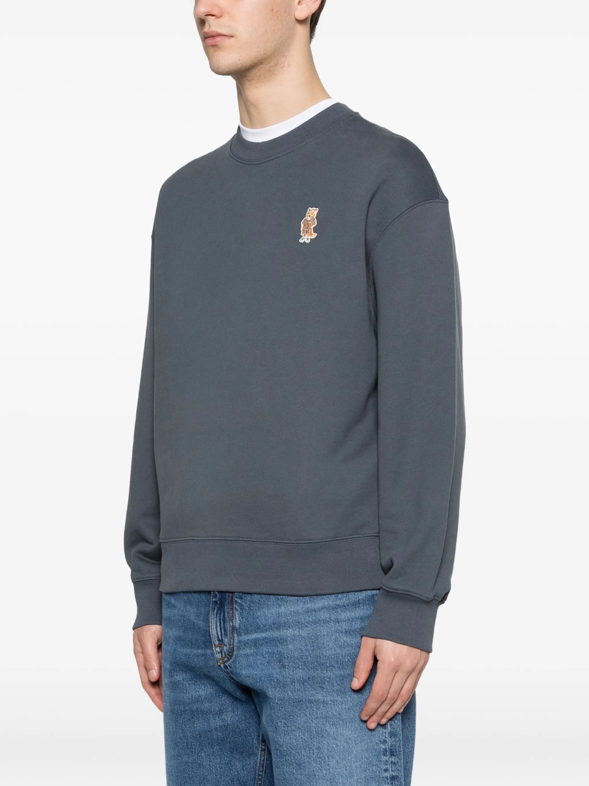Maison Kitsuné Maison Kitsuné Crew-neck Sweatshirt, view 2