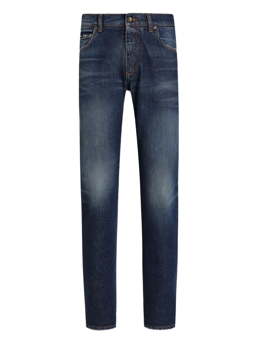 Dolce & Gabbana Dolce & Gabbana Logo-patch Jeans