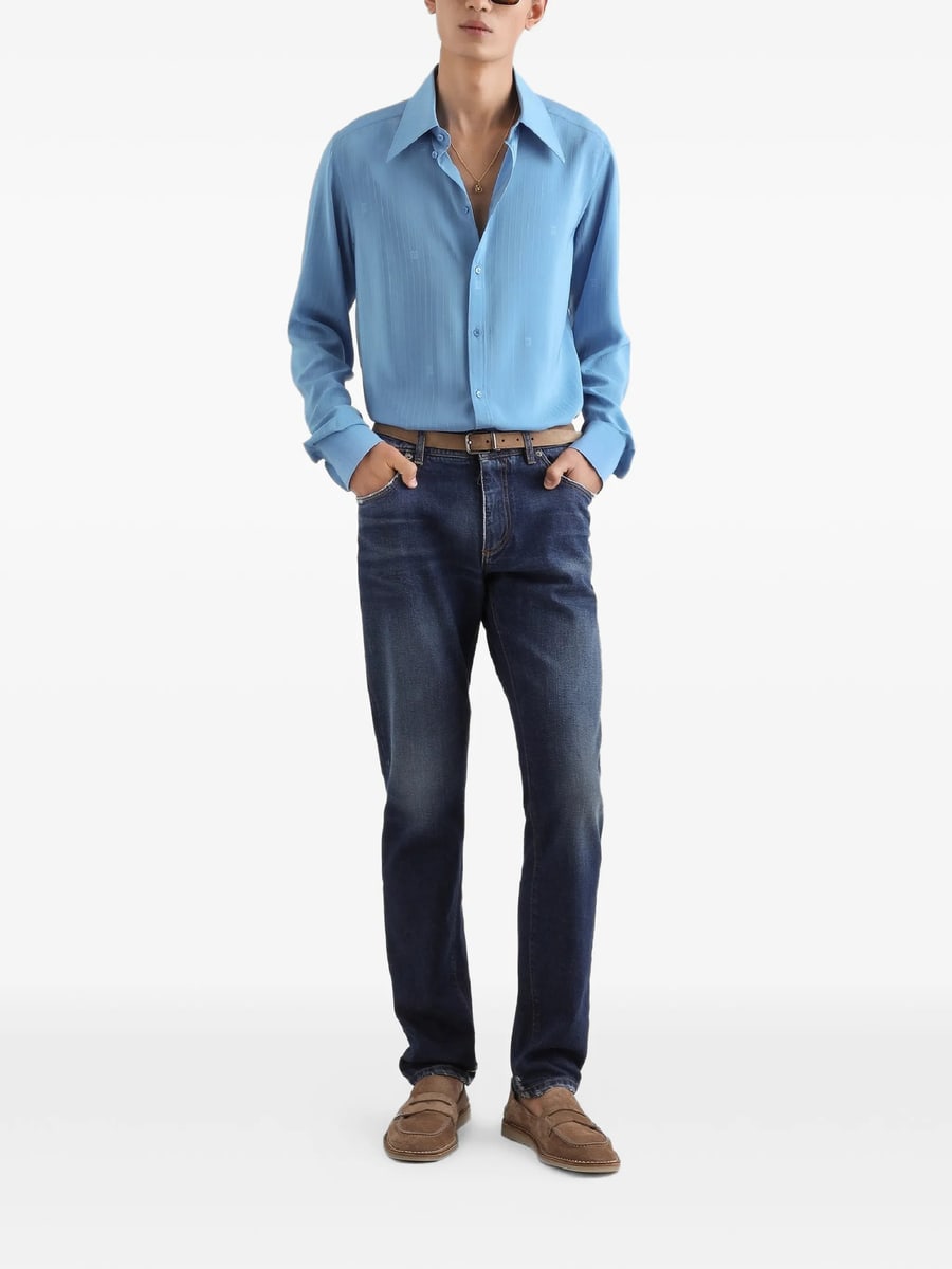 Dolce & Gabbana Dolce & Gabbana Logo-patch Jeans, view 3