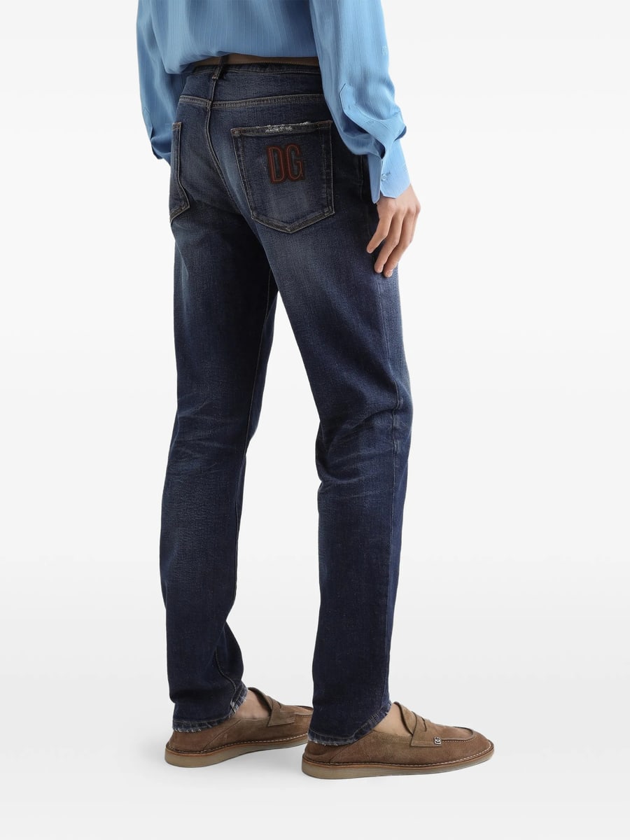 Dolce & Gabbana Dolce & Gabbana Logo-patch Jeans, view 4