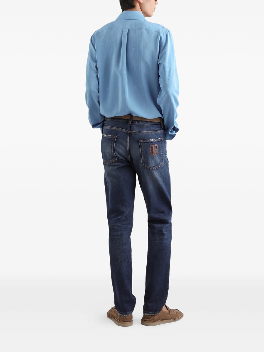 Dolce & Gabbana Dolce & Gabbana Logo-patch Jeans, view 5
