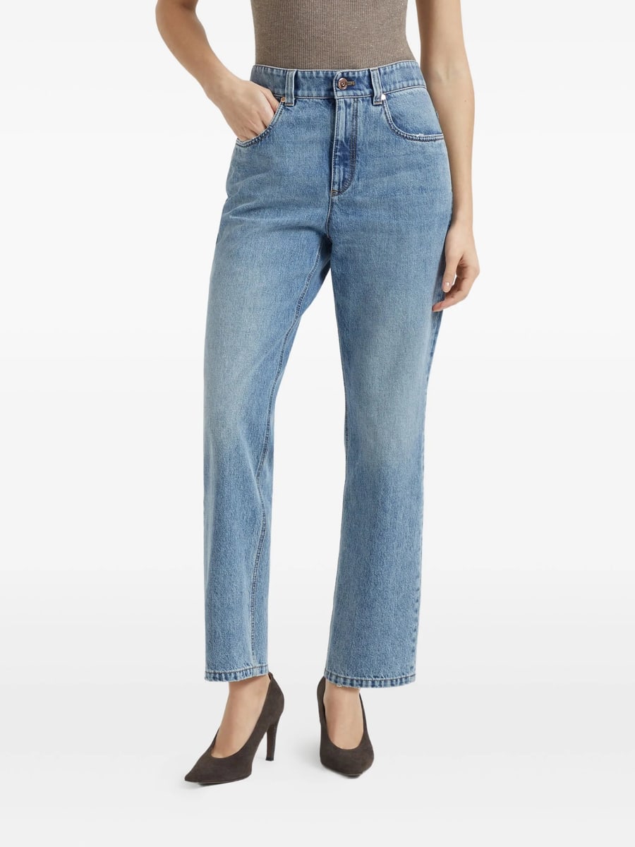 Brunello Cucinelli Brunello Cucinelli Five-pocket Jeans, view 3