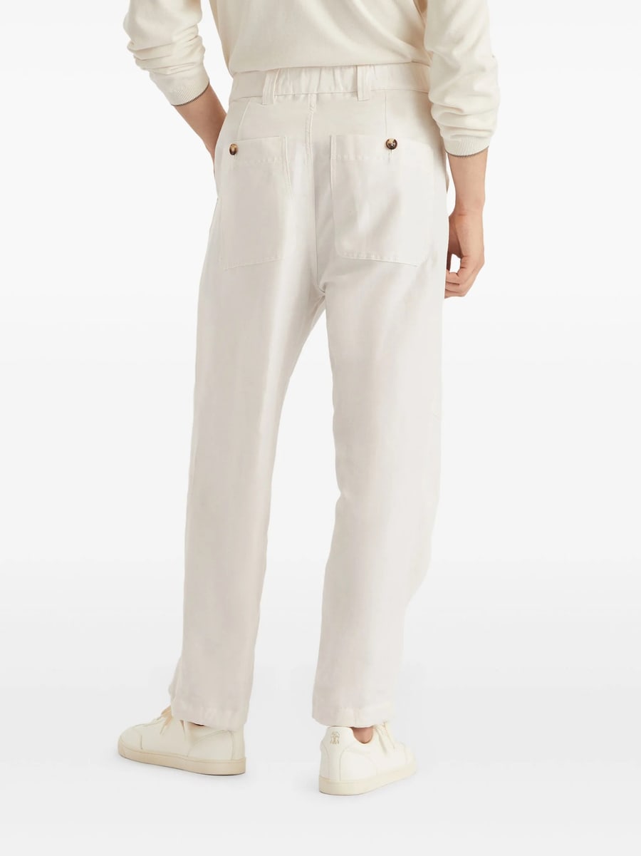 Brunello Cucinelli Brunello Cucinelli Drill Trousers, view 5