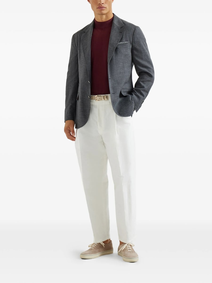 Brunello Cucinelli Brunello Cucinelli Slubbed Buttons Blazer, view 2