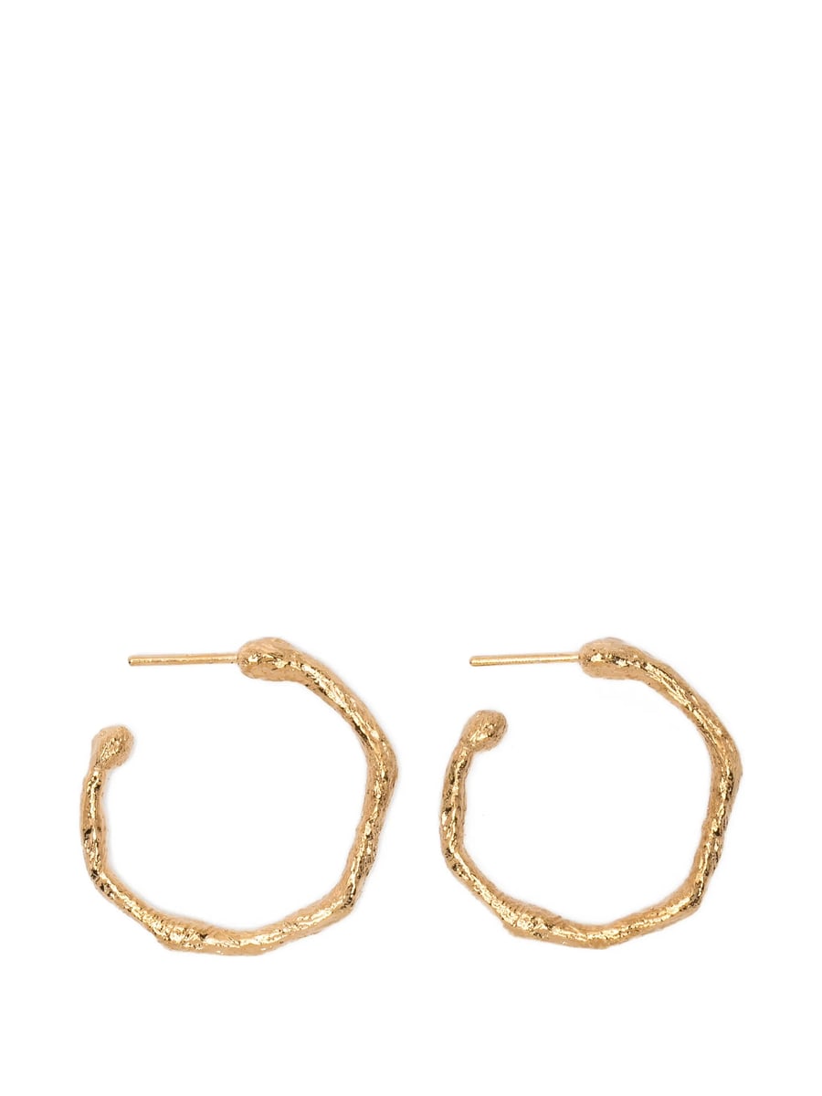 Forte_Forte Forte Forte Textured Hoop Earrings