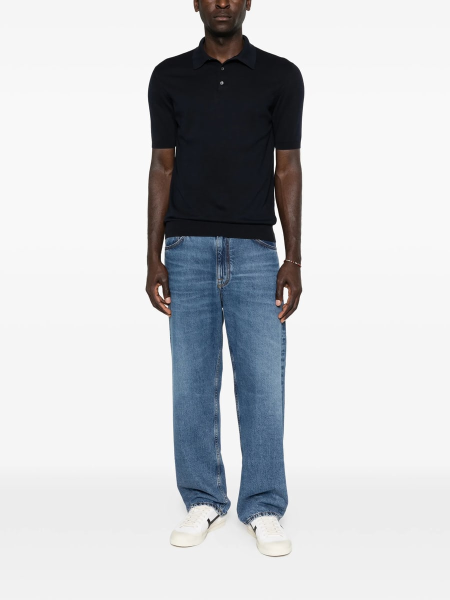 Fedeli Fedeli Button-up Polo Shirt, view 3