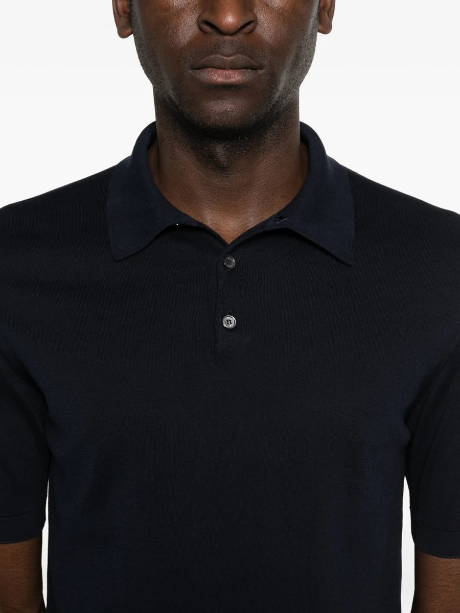 Fedeli Fedeli Button-up Polo Shirt, view 4