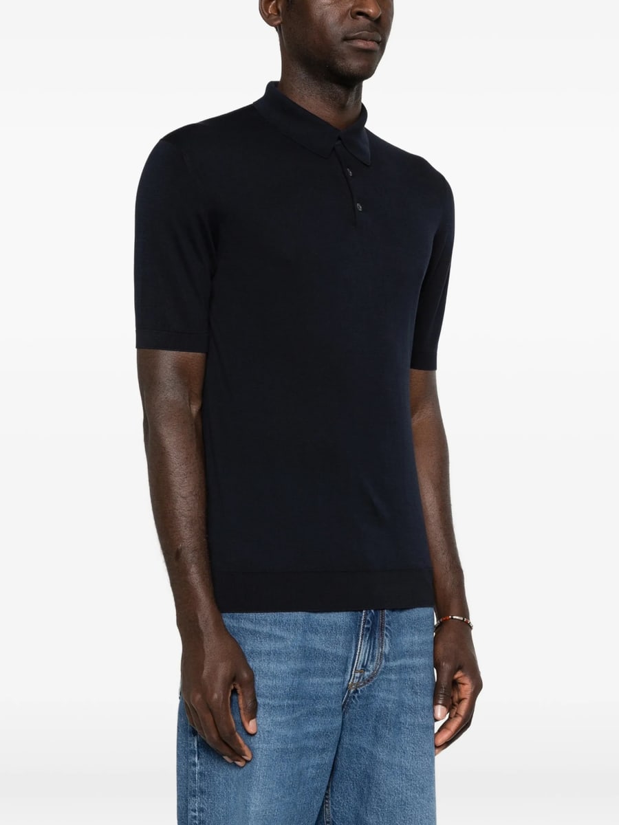 Fedeli Fedeli Button-up Polo Shirt, view 5