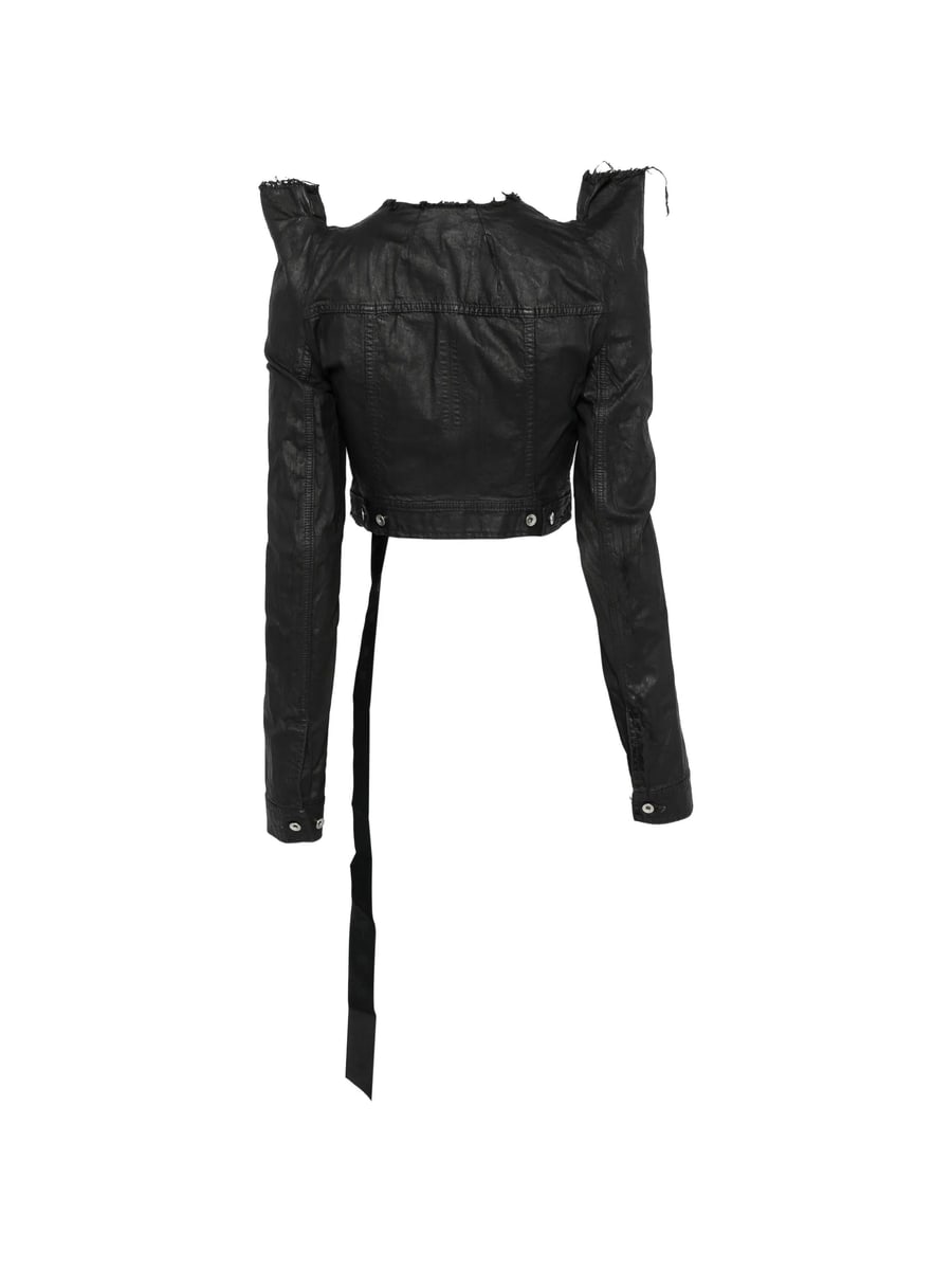 Rick Owens DRKSHDW Rick Owens Drkshdw Frayed Jacket, view 3