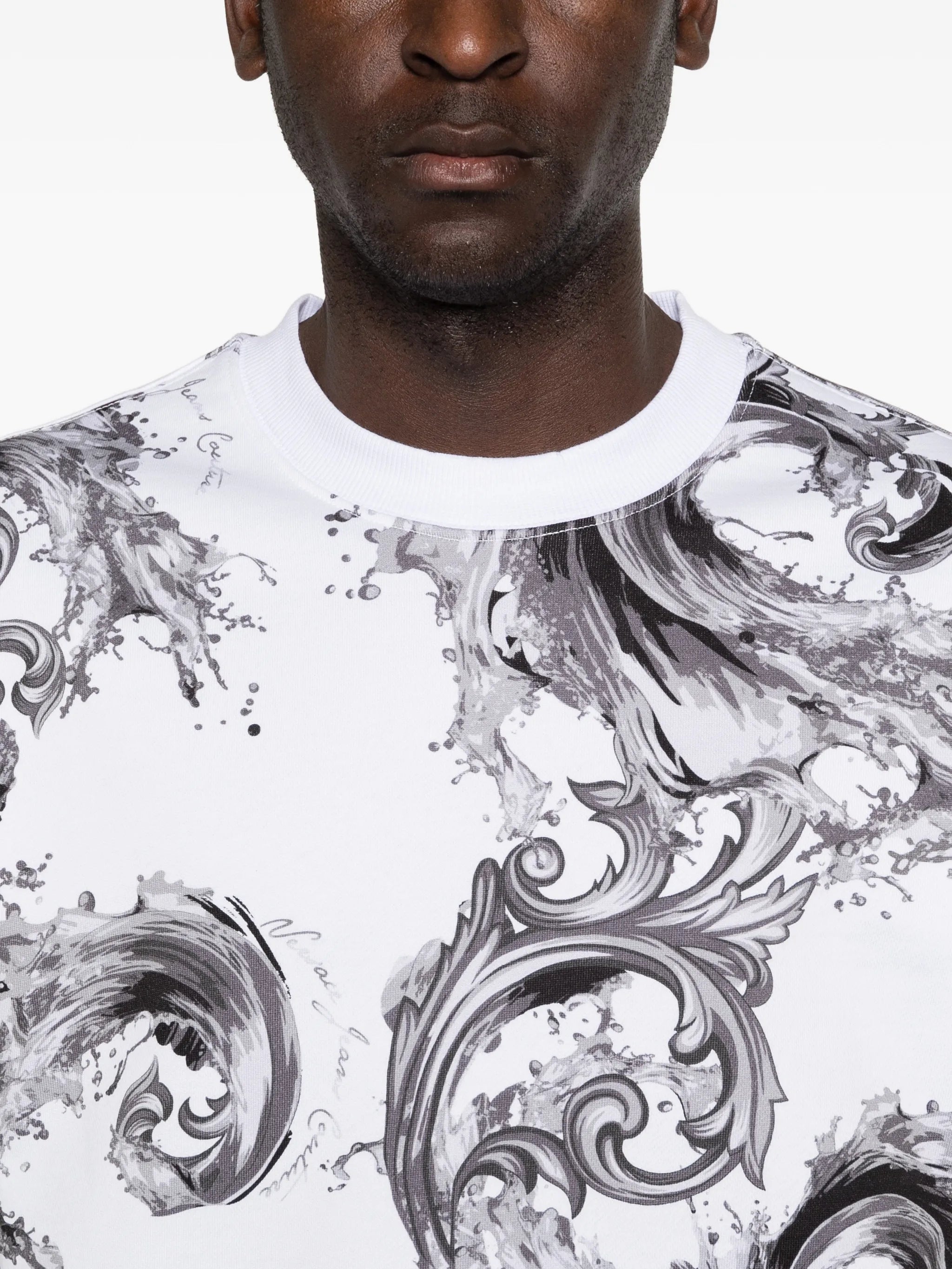 Versace Jeans Couture Versace Jeans Couture Patterned Sweatshirt, view 2