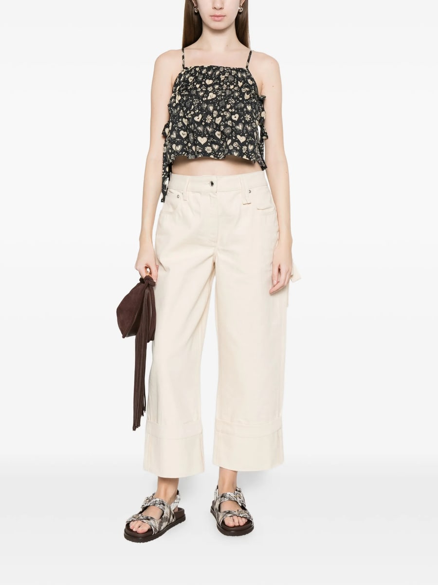 R13 R13 Floral-print Top, view 4