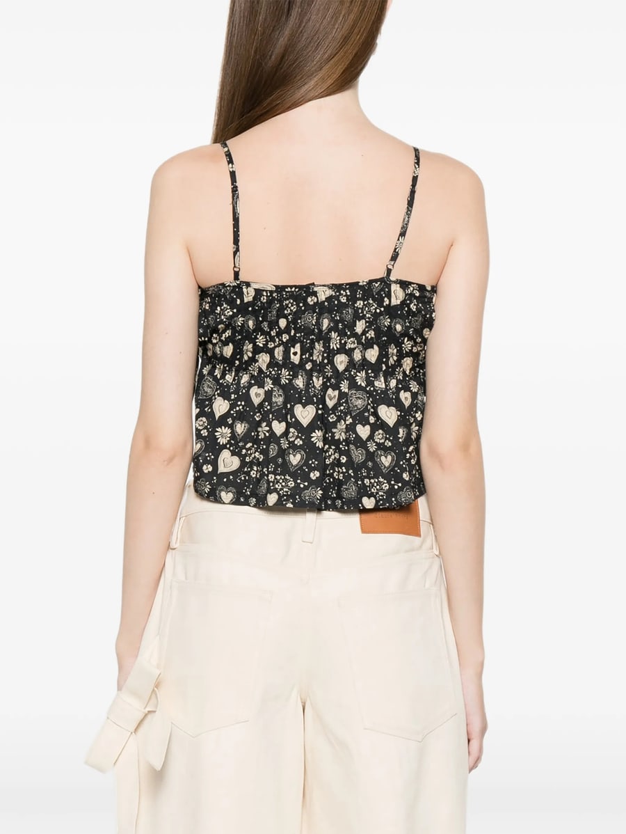 R13 R13 Floral-print Top, view 5