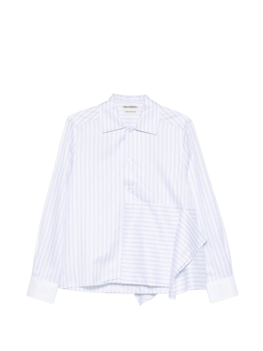 JW Anderson Jw Anderson Striped Panel Shirt