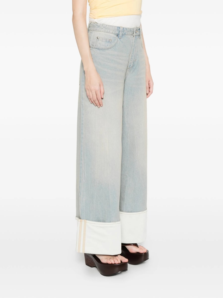 adidas Adidas Cuffed Light Denim Trousers, view 2