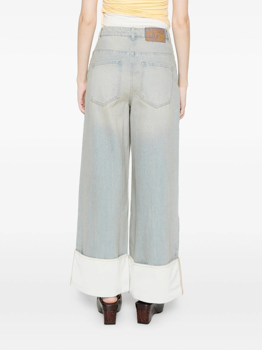 adidas Adidas Cuffed Light Denim Trousers, view 3