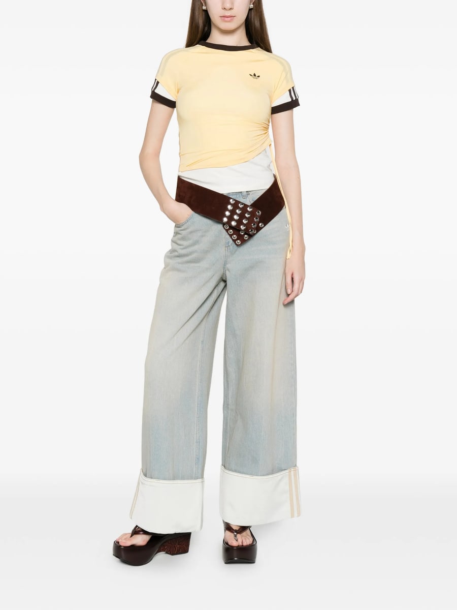 adidas Adidas Cuffed Light Denim Trousers, view 4