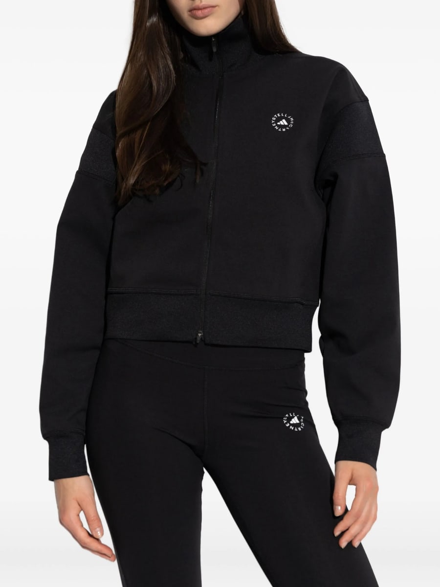 Adidas By Stella Mccartney Adidas By Stella Mccartney Logo-detail Zip-up Jacket, view 2