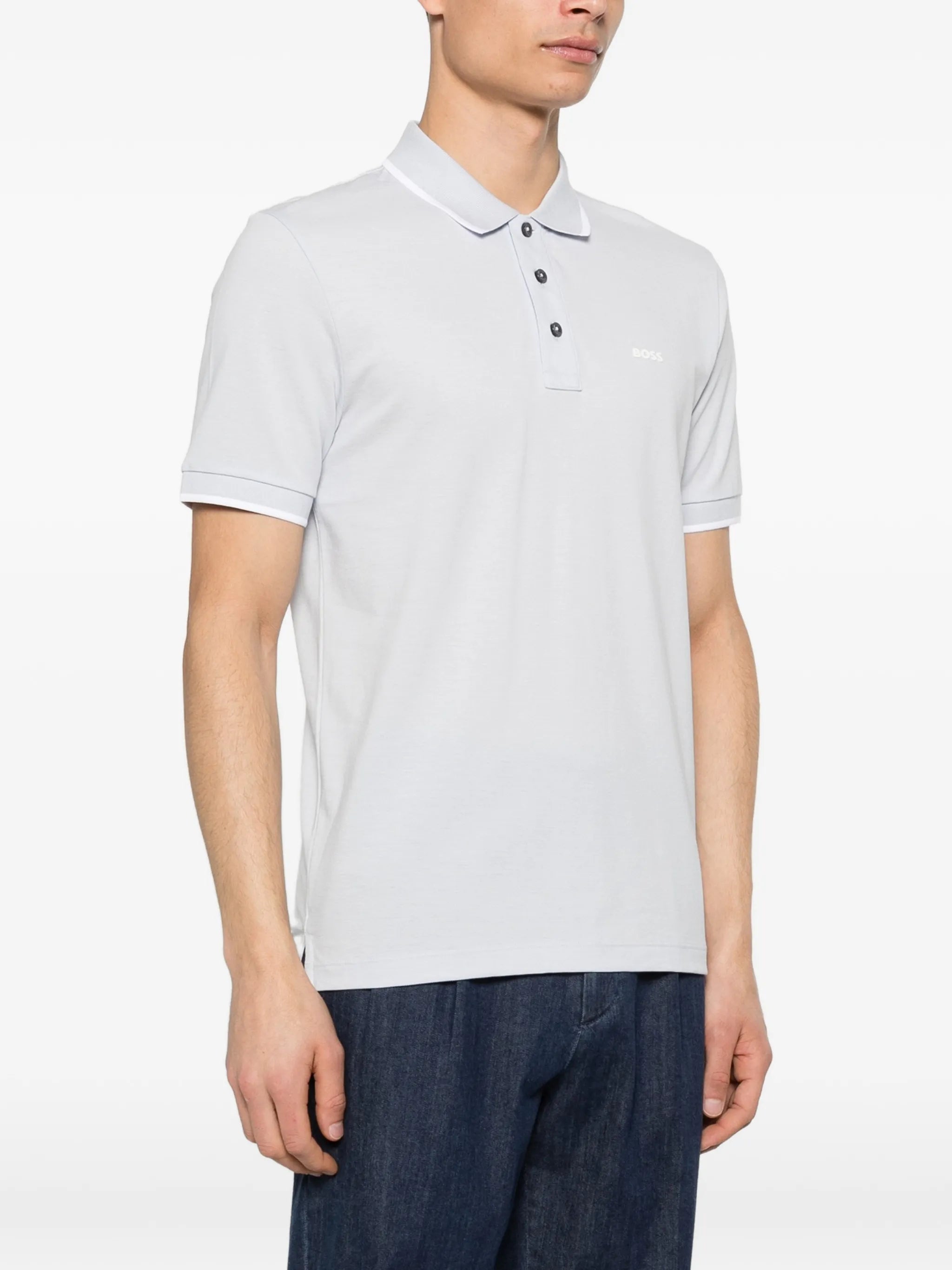 Boss Boss Collar Piping Polo Shirt, view 2