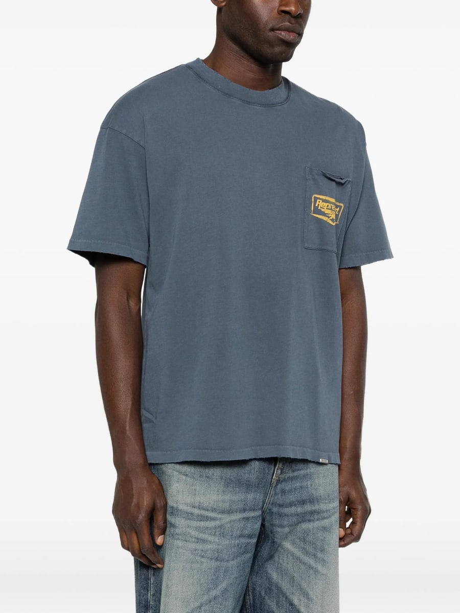 Represent Represent Nothing Faster Logo-print T-shirt, view 3