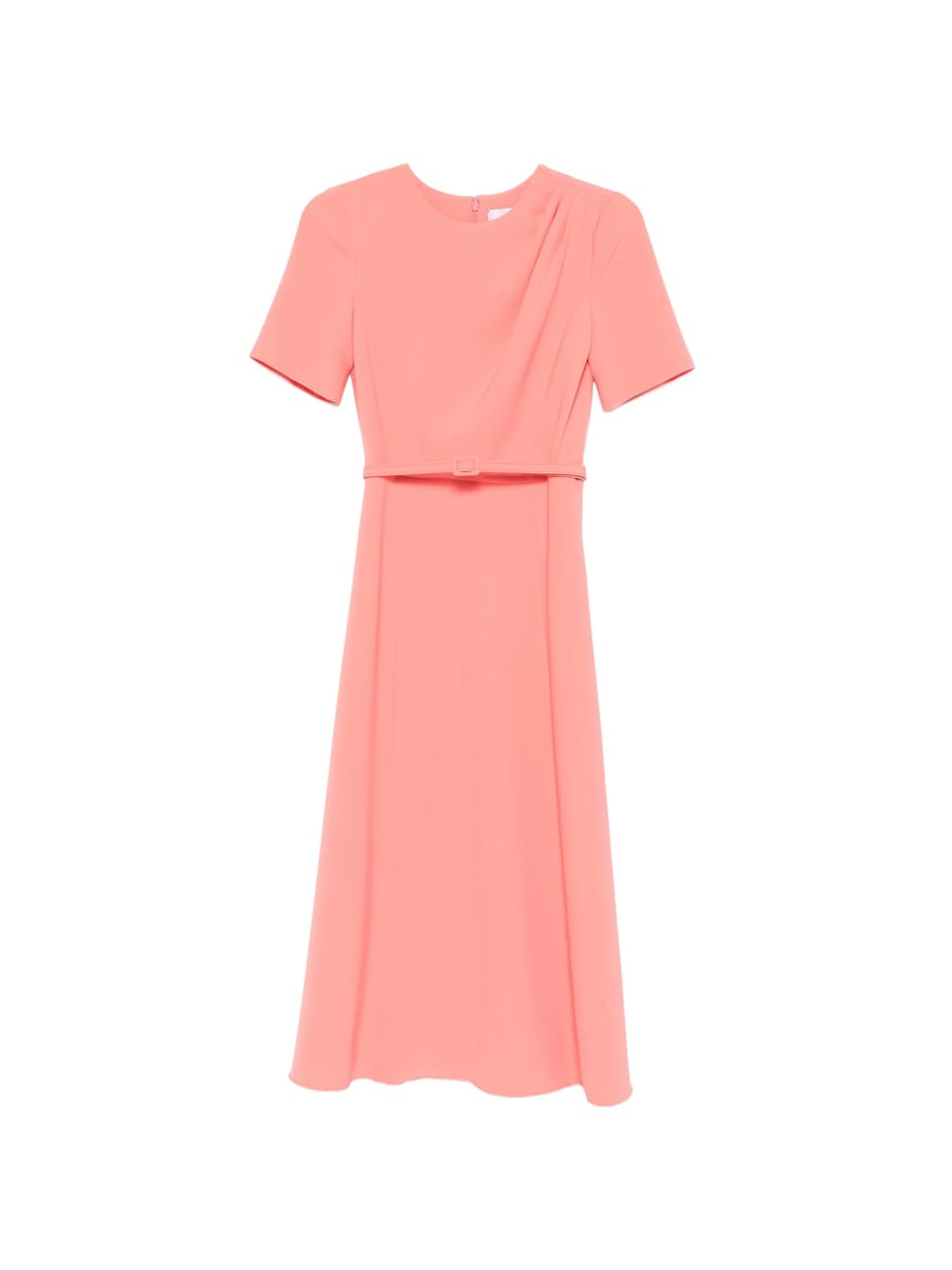 Carolina Herrera Carolina Herrera Draped Belted Midi Dress