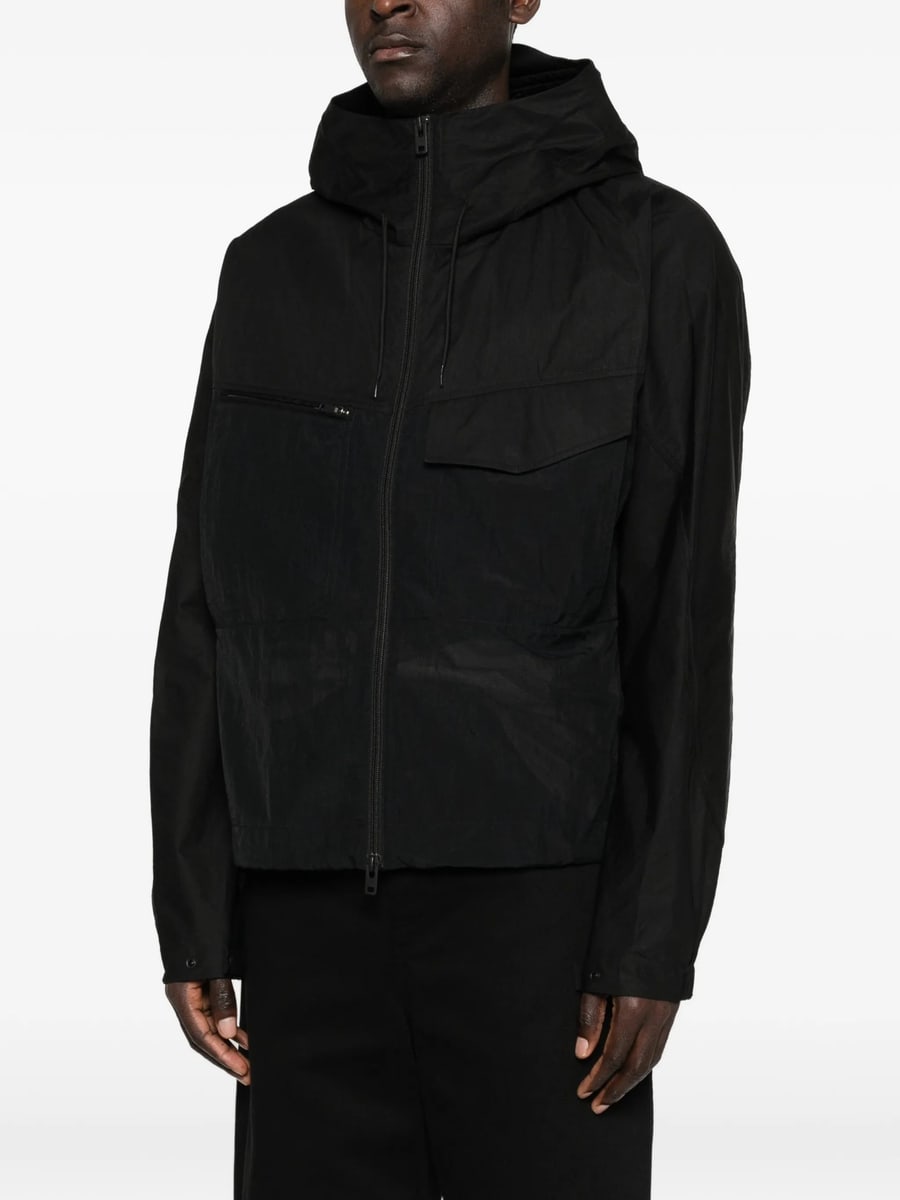 Y-3 Y-3 Hooded Zipped Jacket, view 3