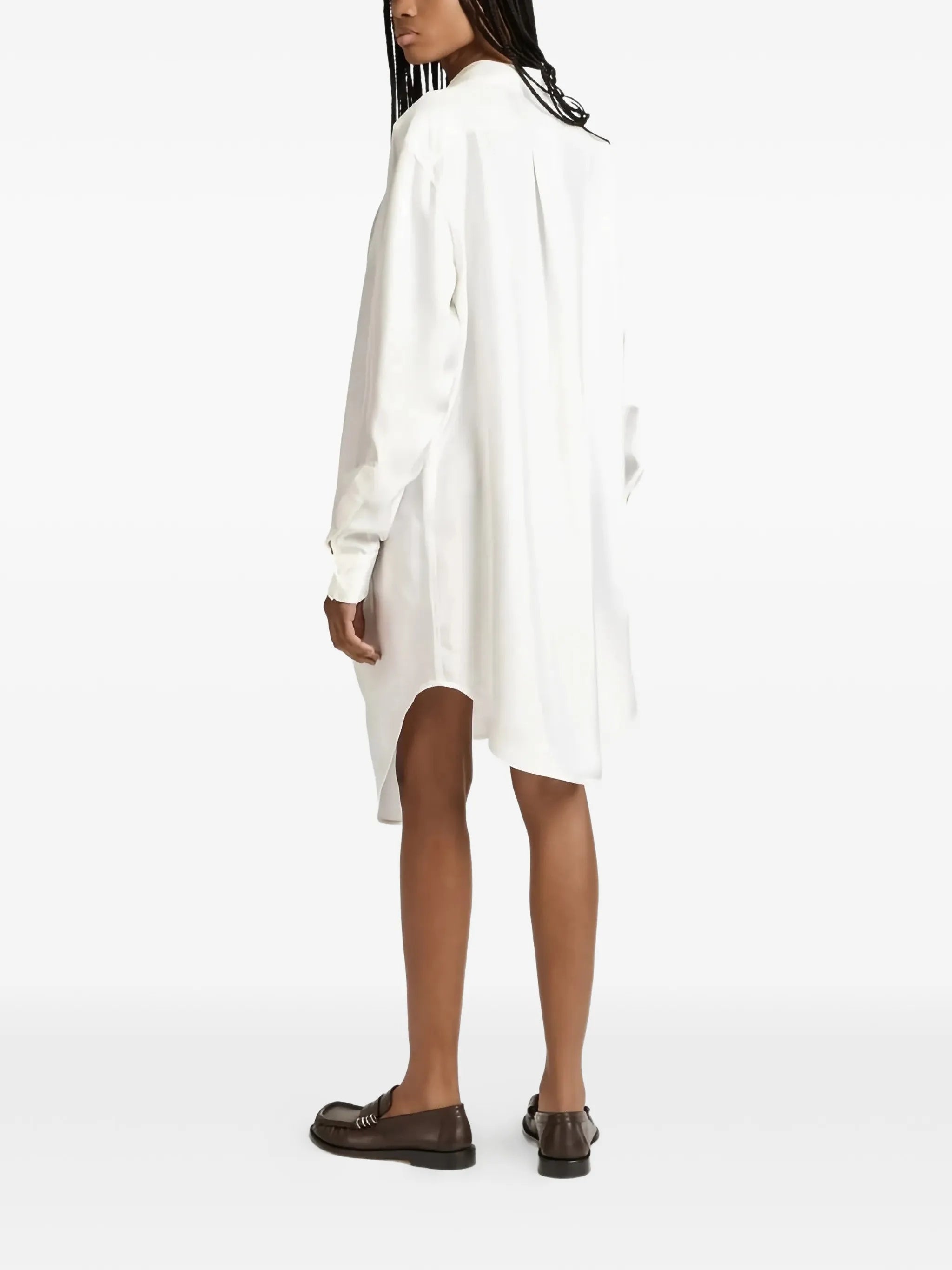 JW Anderson Jw Anderson Asymmetric Midi Shirt Dress, view 2