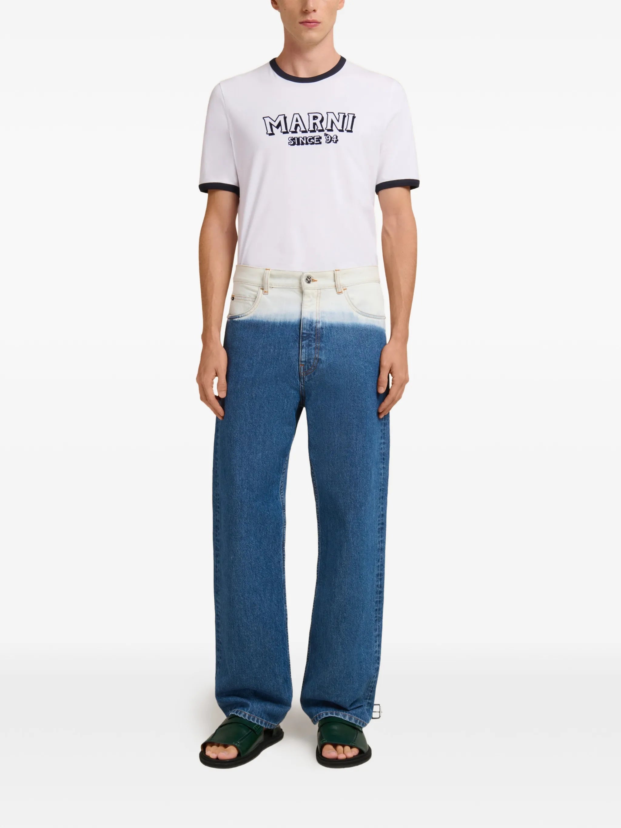 Marni Marni Bleached Five-pockets Jeans, view 2