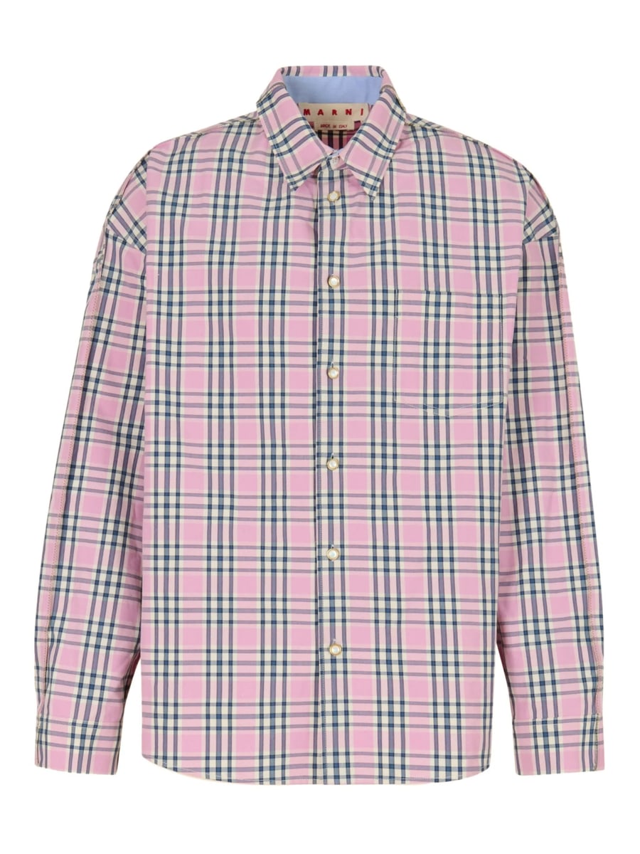 Marni Marni Checked-pattern Long-sleeve Shirt