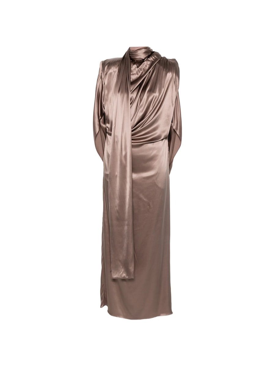 Mugler Mugler Scarf Draped Dress