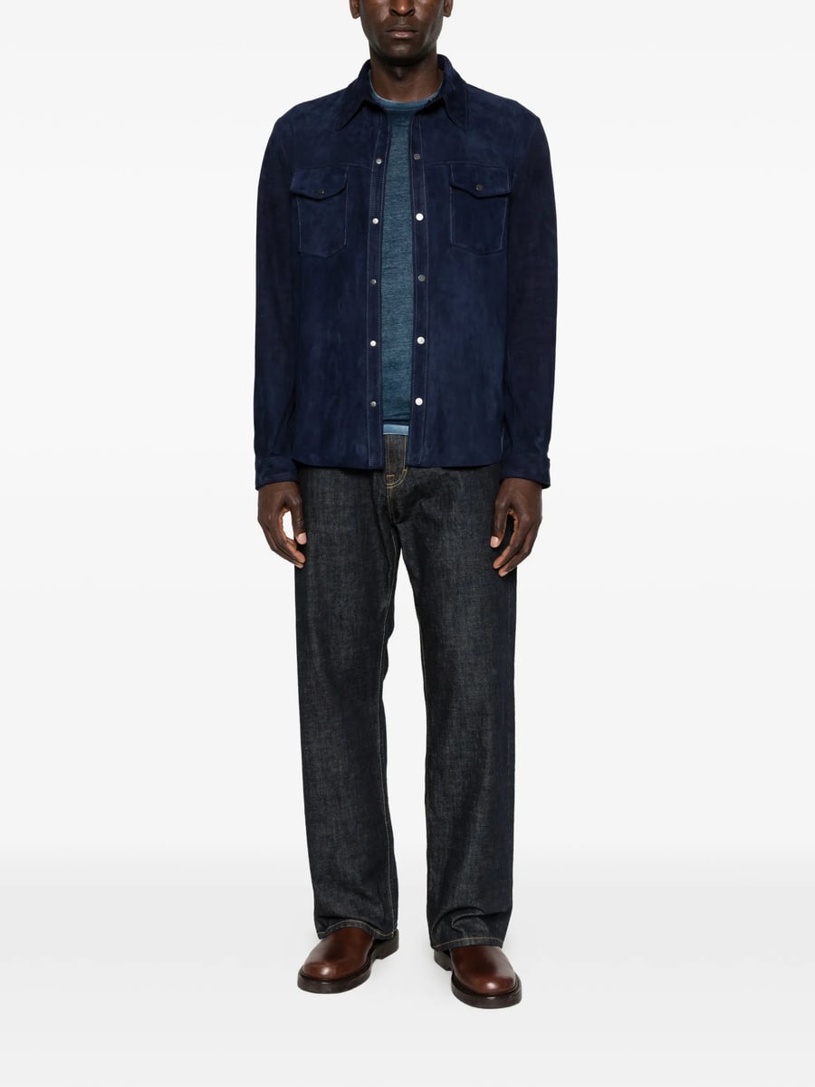 Santoro Santoro Suede Shirt Jacket, view 2
