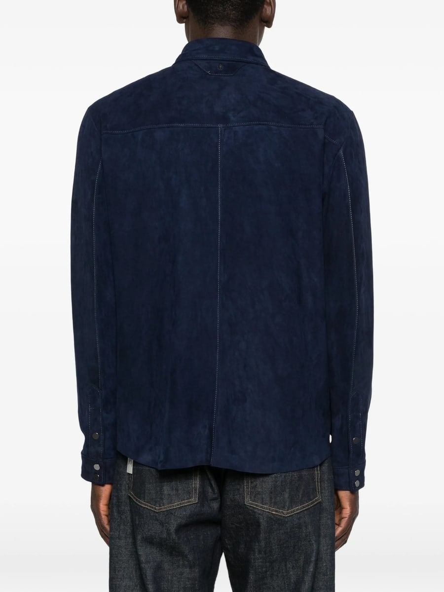 Santoro Santoro Suede Shirt Jacket, view 5