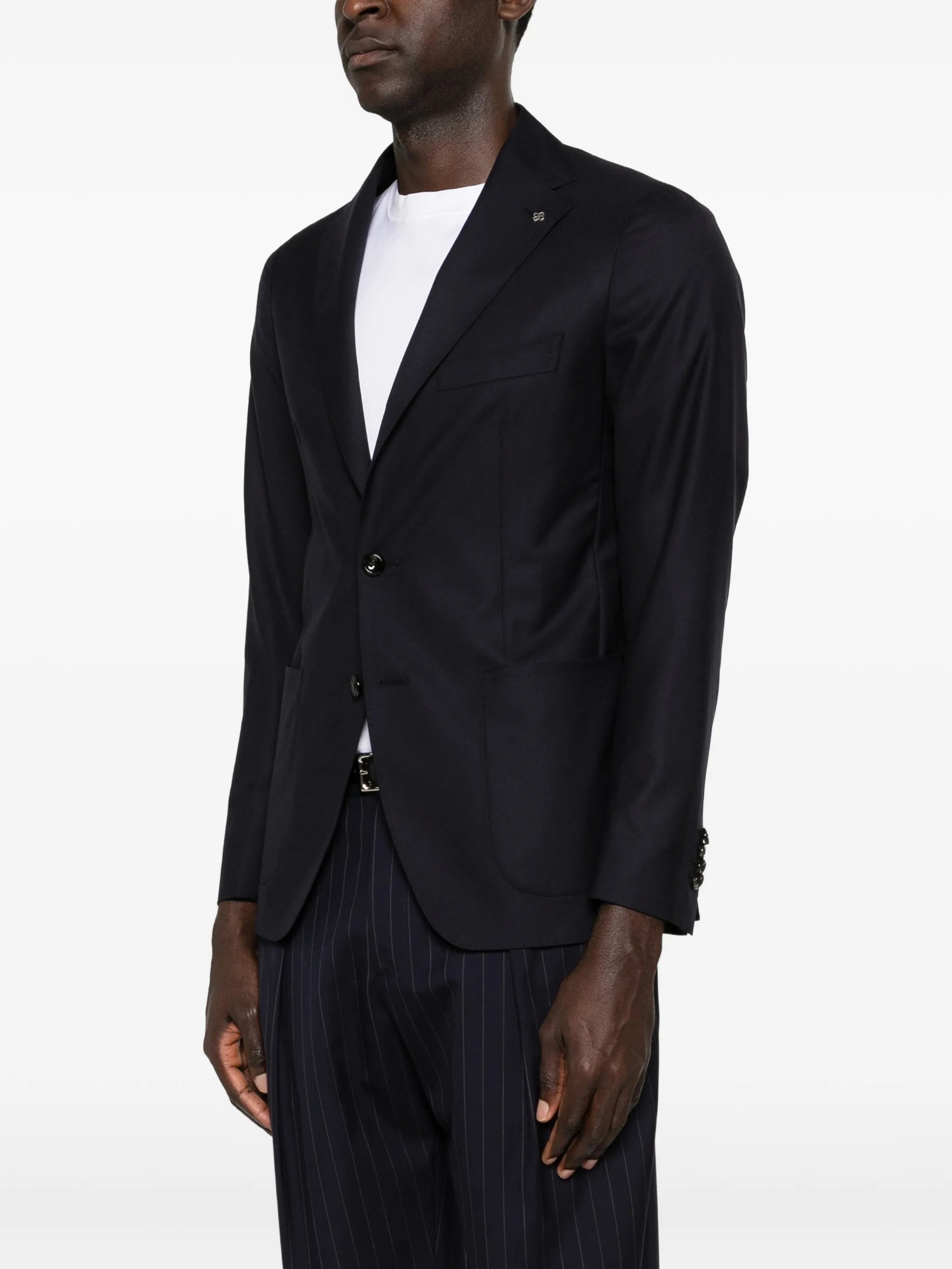 Tagliatore Tagliatore Notched-lapel Patch-pocket Blazer, view 2
