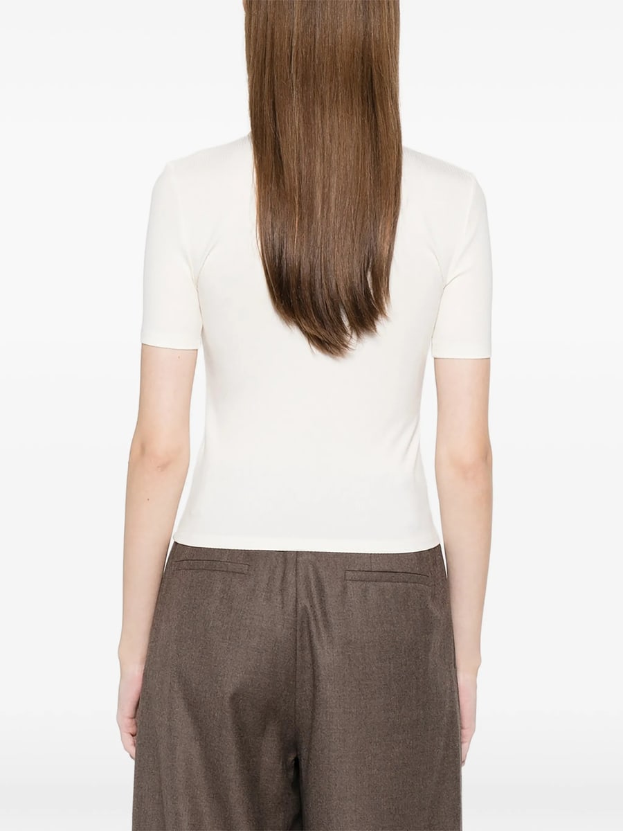 Calvin Klein Calvin Klein Ribbed T-shirt, view 5