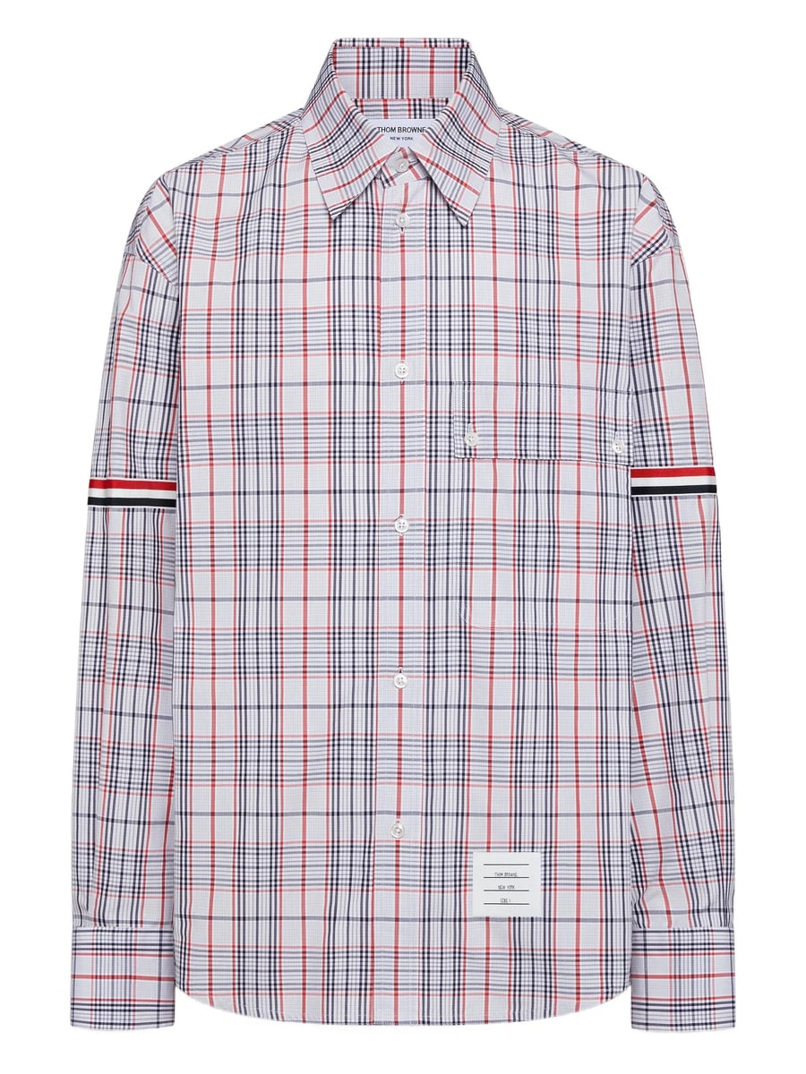 Thom Browne Thom Browne Plaid-patterned Shirt