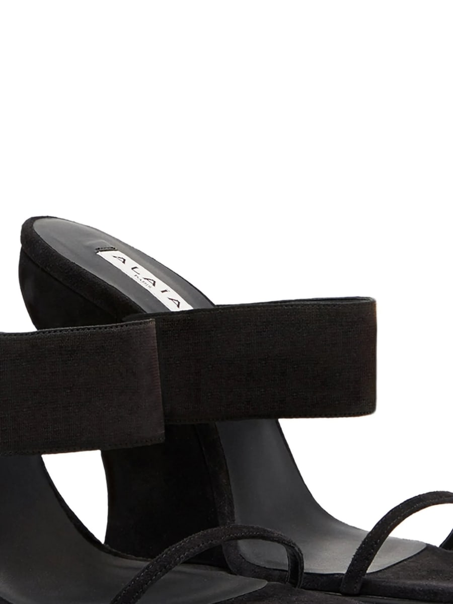 Alaïa Alaïa Wave Mules In Suede, view 2