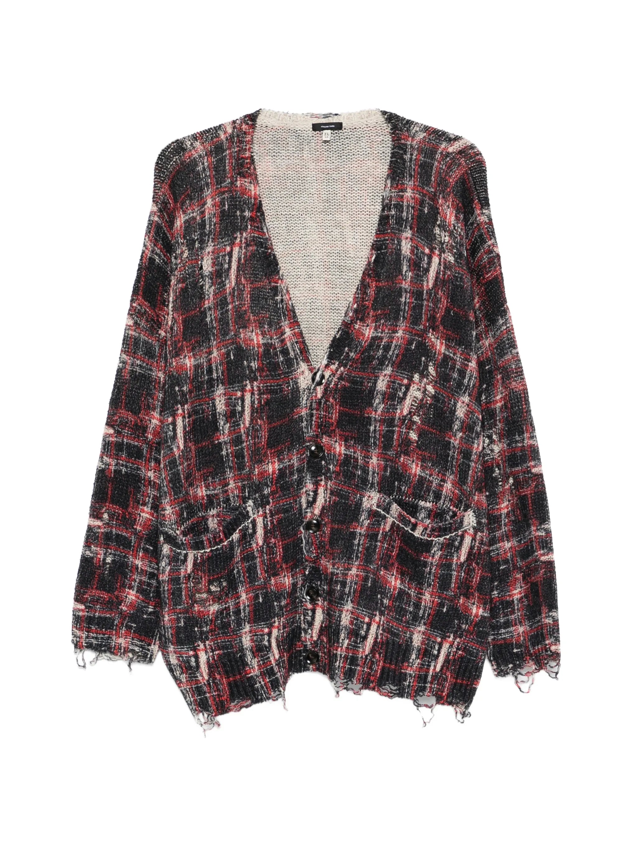 R13 R13 Frayed Cardigan