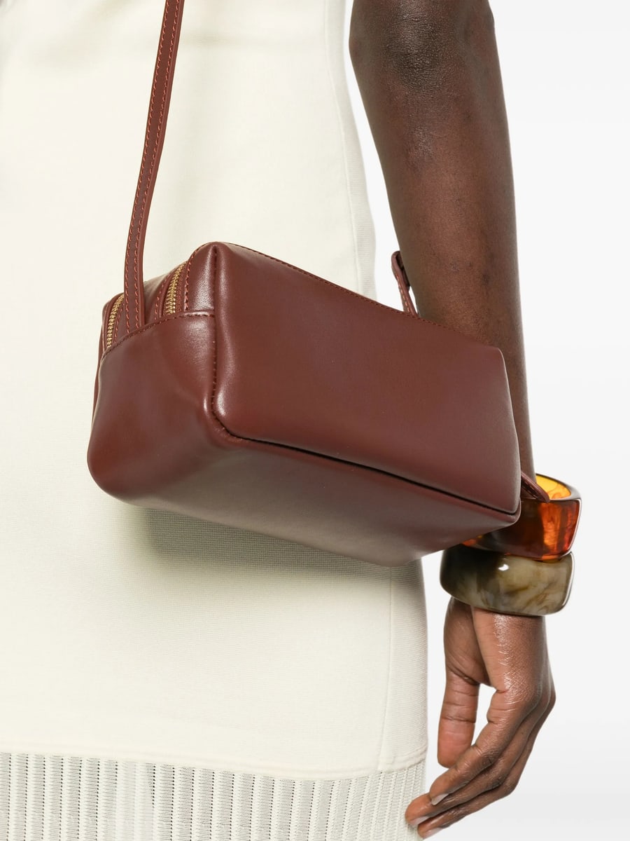 Elleme Elleme Double-zip Leather Cross Body Bag, view 5
