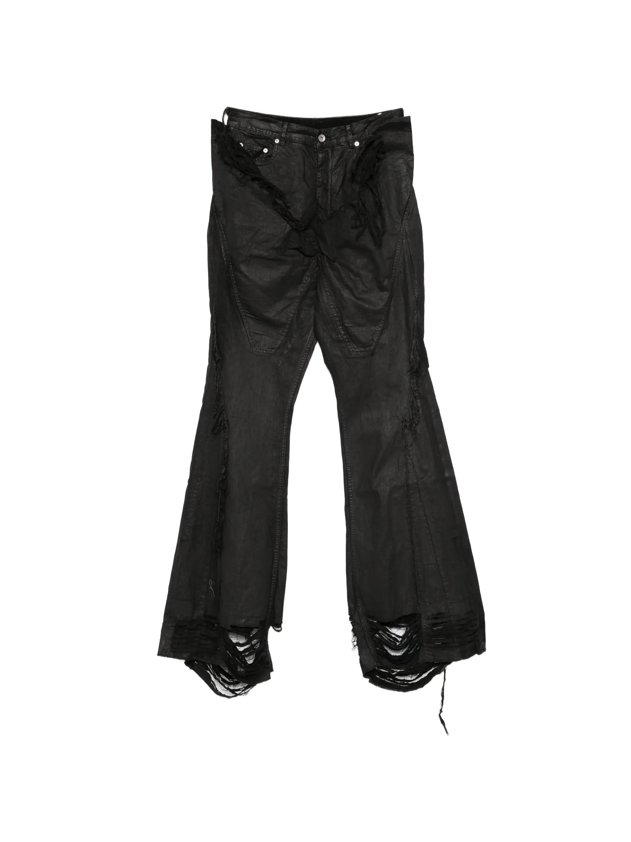 Rick Owens DRKSHDW Rick Owens Drkshdw Frayed Denim Jeans