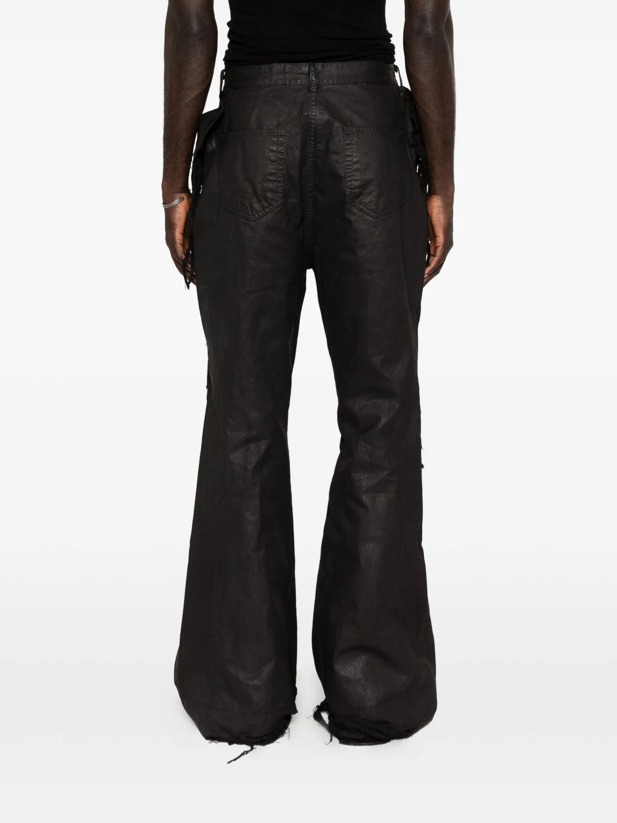Rick Owens DRKSHDW Rick Owens Drkshdw Frayed Denim Jeans, view 2