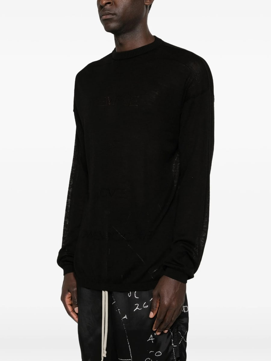 Rick Owens Rick Owens Crew-neck Sweater, view 3