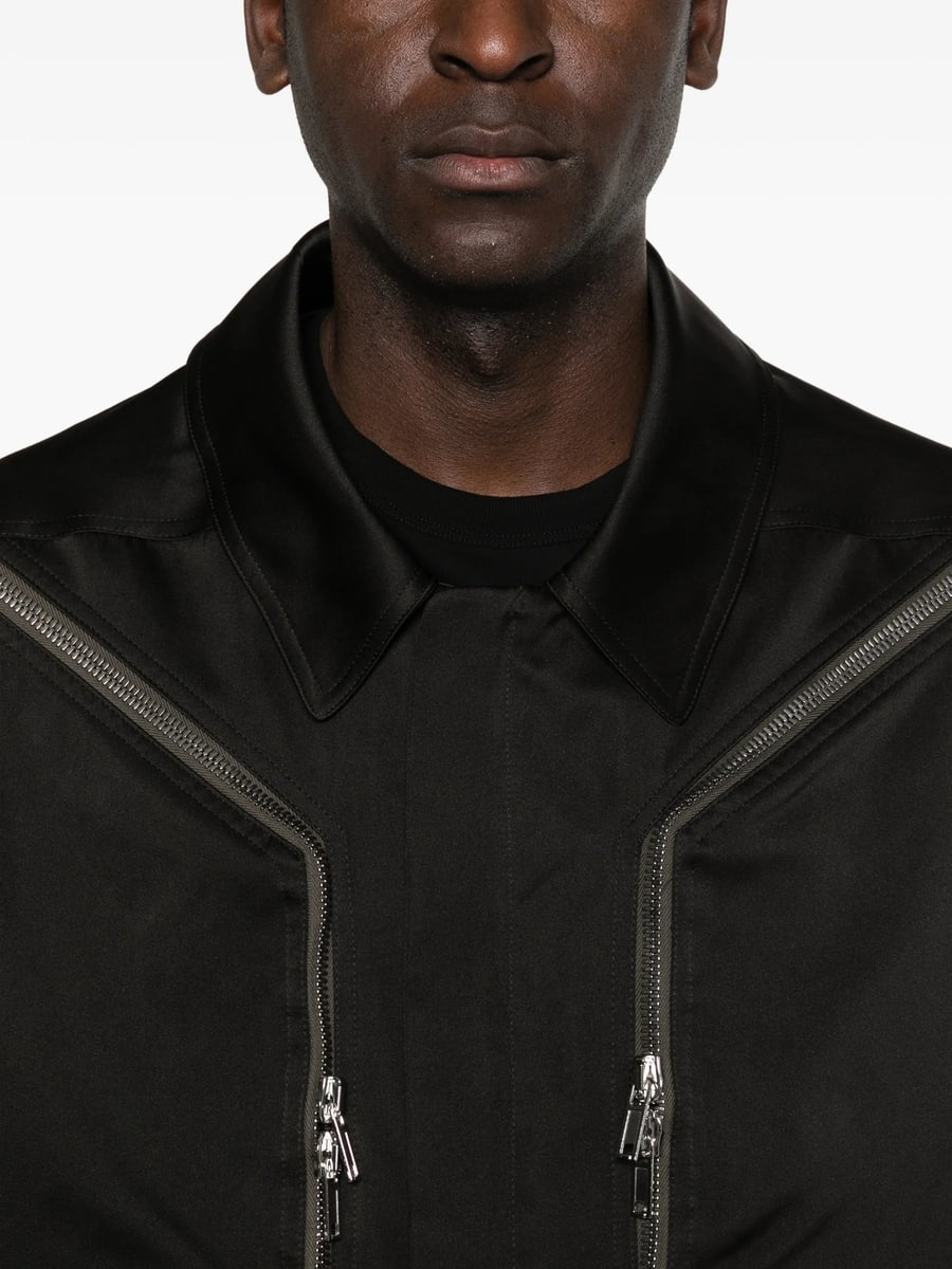 Rick Owens Rick Owens Zip-up Shirt Jacket, view 5