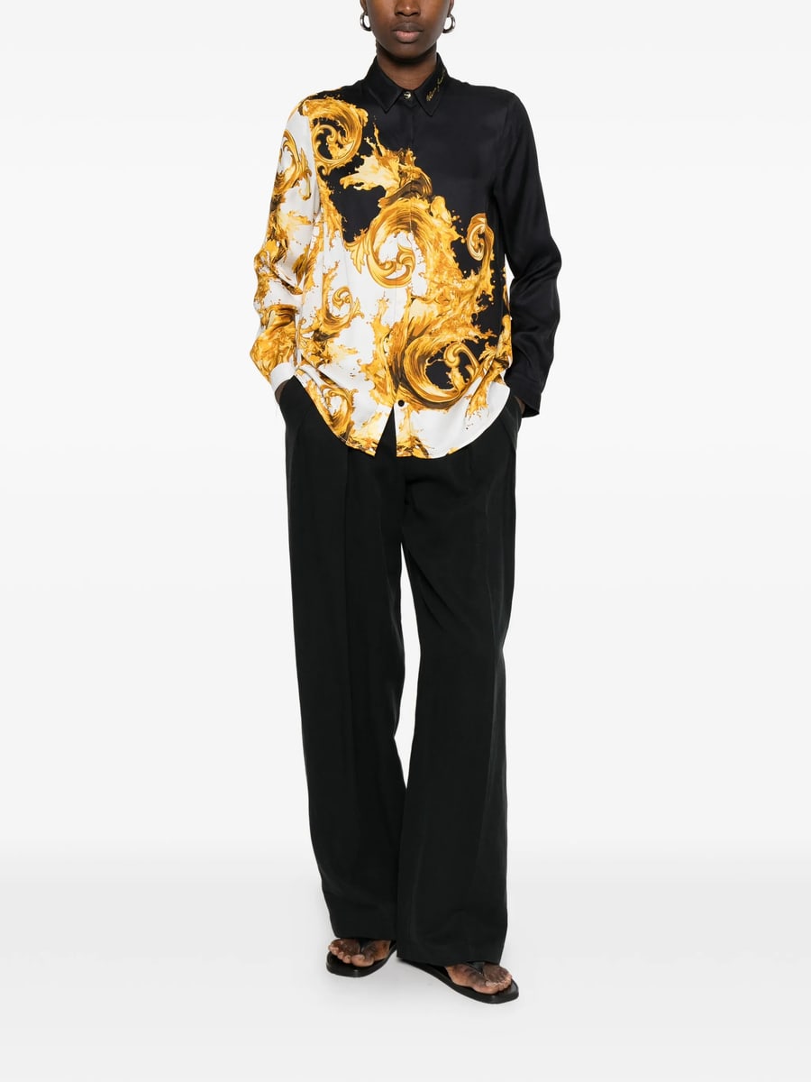 Versace Jeans Couture Versace Jeans Couture Baroque-print Shirt, view 2